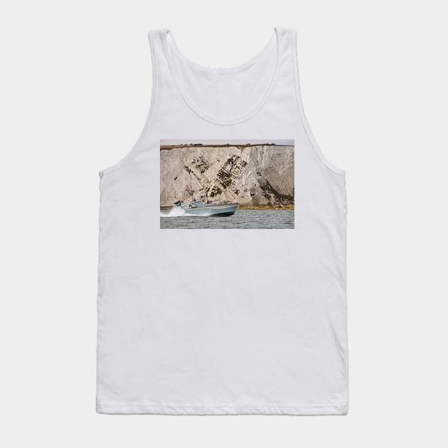 Motor Gun Boat at Speed off the Isle of Wight Tank Top by richard49